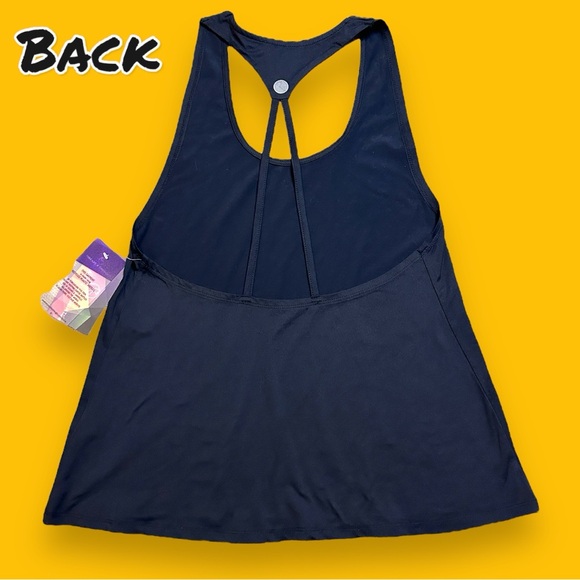 ⭐️HP⭐️NWT Threads 4 Thought Shift Style Moisture Wick Tank Top in Black. Medium - Picture 4 of 13